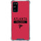 NFL Atlanta Falcons Red Performance Series Galaxy S20 FE Clear Case